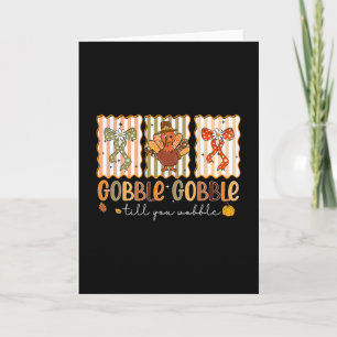 Preppy Gobble Till You Wobble Turkisk Coquette Än Kort