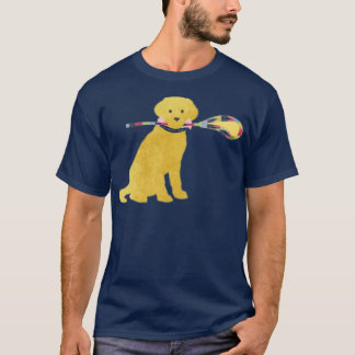 Preppy Golden Retriever Lacrosse Hund T Shirt