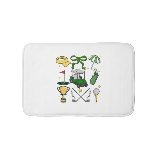 Preppy Golf Coquette Badrumsmatta (Framsidan)