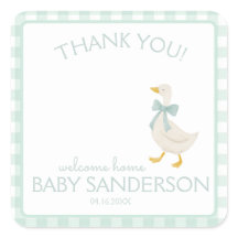 Preppy Goose Bebis Shower Kort