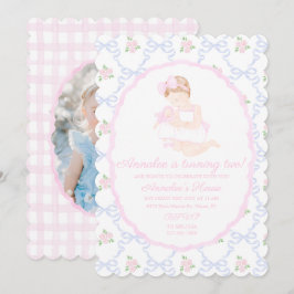 Preppy GrandMillennium Dolly och Me Rosa Bows Inbjudningar
