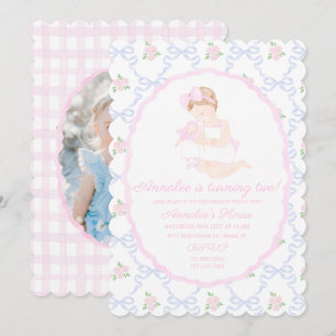 Preppy GrandMillennium Dolly och Me Rosa Bows Inbjudningar