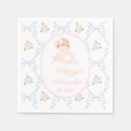 Preppy GrandMillennium Dolly och Me Rosa Bows Pappersservett