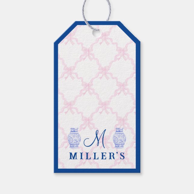 Preppy GrandMillennium Personlig Ginger Burk Presentetikett (Framsidan)