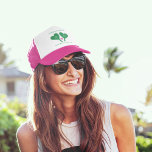 Preppy Green and Pink Wedding Pickleball Keps<br><div class="desc">Celebrate your love for one another and your love of pickleball at the same time with this personalized hat. It's perfect for wearing to the pickleball court and features illustrations of two heart-shaped pickleball paddles in green and a pink pickleball and is ready to be customized with your own headline,...</div>