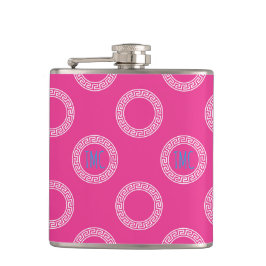 Preppy Grekiska Nyckel Circles Sorority INITIALER Fickplunta