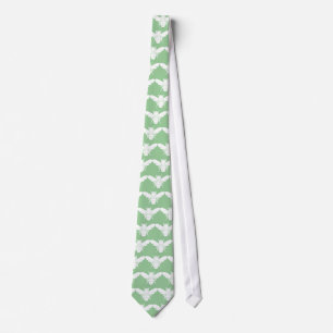 Preppy grönt för biälskaregräs slips