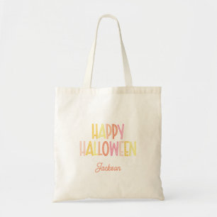 Preppy Happy halloween Personlig Tygkasse