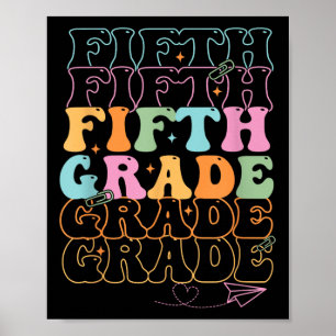 Preppy hej 5:e klass för första dagen tillbaka til poster