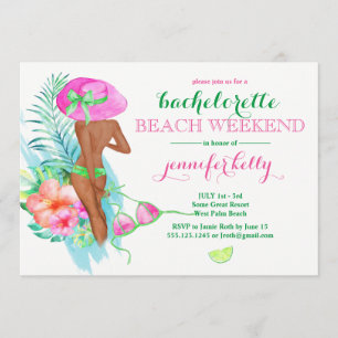 Preppy helg för brudBachelorette party Inbjudningar