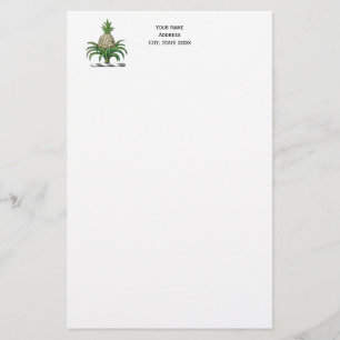Preppy Heraldic Pineapple Jackar Arm Vapensköld Brevpapper