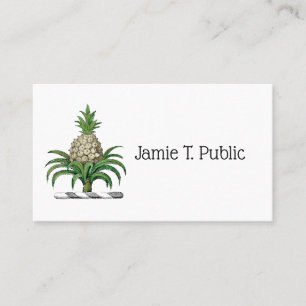 Preppy Heraldic Pineapple Jackar Arm Vapensköld Visitkort