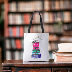 Preppy High School Studenten College Suitcase Tygkasse