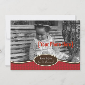 Preppy Houndstooth i Red