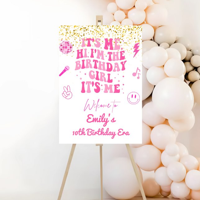 Preppy i min välkomstskylt för födelsedagsdags poster (Skapare uppladdad)