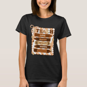 Preppy jag undervisar i svart historia melanin kri t shirt