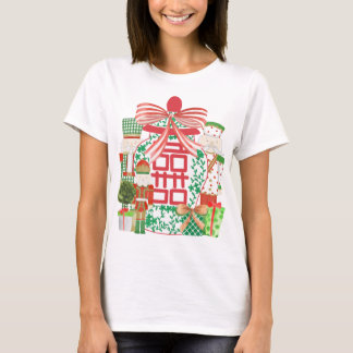 Preppy-jul med Nutcrackers och Ginger Burk T Shirt