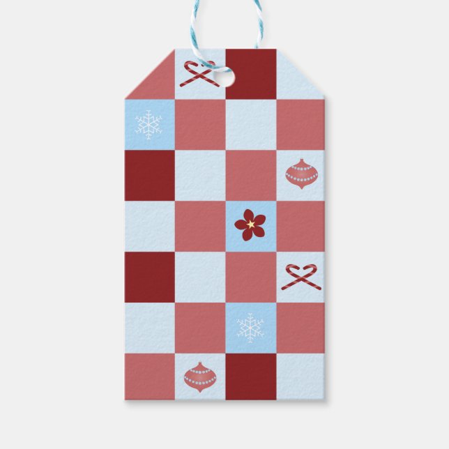 Preppy jul presentetikett (Framsidan)