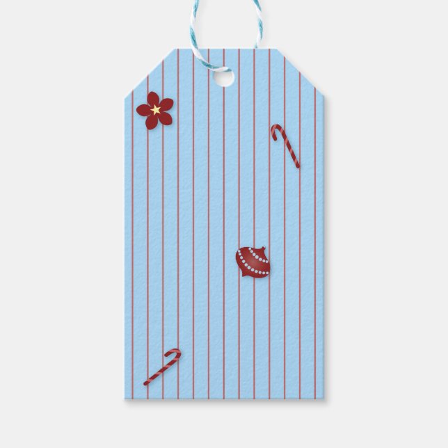 Preppy jul Streck Presentetikett (Framsidan)