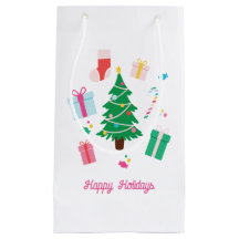 Preppy Julgran Gift Candy Stocking