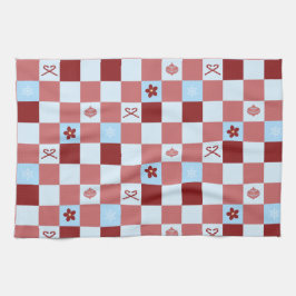 Preppy-julkontroll Kökshandduk