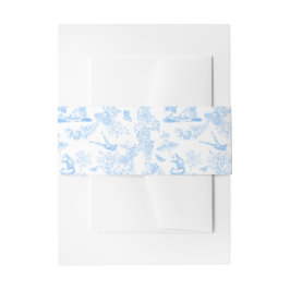 Preppy Jungle Chinoiserie Toile Band För Inbjudningskort