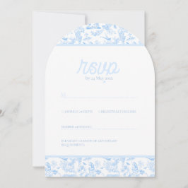 Preppy Jungle Chinoiserie Toile Inbjudningar