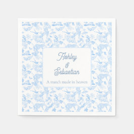 Preppy Jungle Chinoiserie Toile Pappersservett