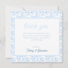 Preppy Jungle Chinoiserie Toile Tack Kort