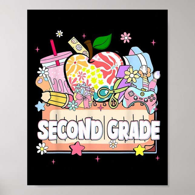 Preppy Kids andra klass 2025 Förskola 2:a klass  Poster (Framsidan)