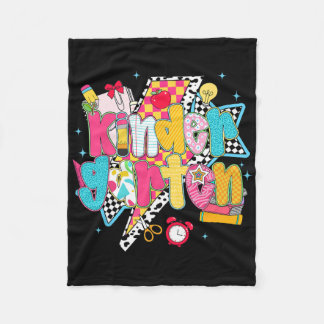 Preppy Kindergarten Dream Team Back to school Teac Fleecefilt