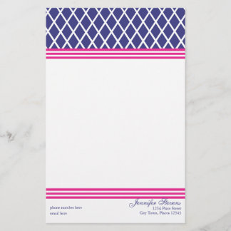 Preppy Lattice Brevpapper