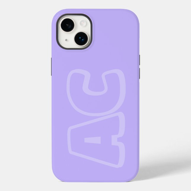 Preppy Lila Monogram (Baksida)