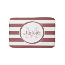 Preppy Monogram och Broad Rosy Brown Rand