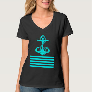 Preppy Nautical Anchor Gifts for Sailors Boaters Y T Shirt