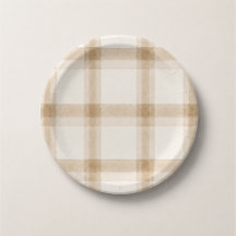 Preppy Neutral Rutigt Rutmönster
