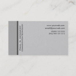 Preppy nog subtil neutral färgMinimalist Visitkort