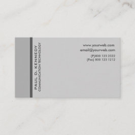 Preppy nog subtil neutral färgMinimalist Visitkort