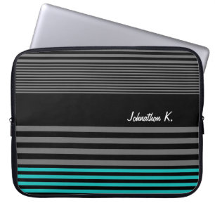 Preppy och nya krickarandar med namn laptop sleeve
