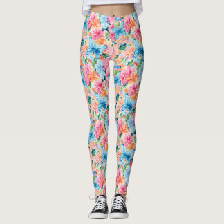 Preppy Palm Beach Butterflies Leggings
