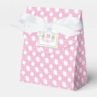 Preppy Palm Beach Monogram-krönika Presentaskar
