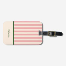Preppy Pastell Rosa Randig