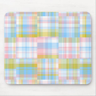 Preppy Patchwork Kolla Madras Pastel Musmatta
