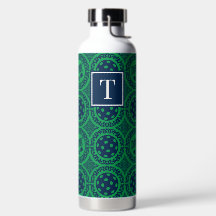 Preppy Pickleball Damask - Marin & Grön Dink 