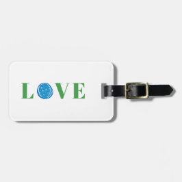 Preppy Pickleball Kärlek Bagagebricka
