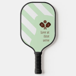 Preppy Pickleball Stripes Wedding