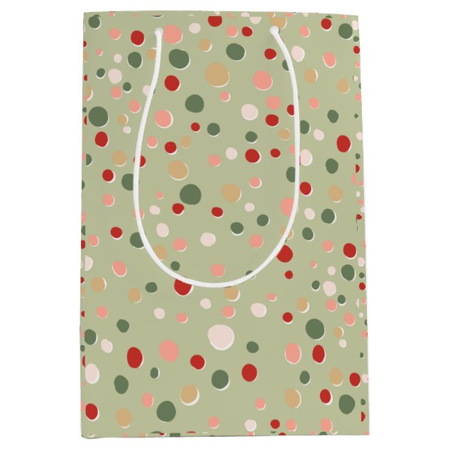 Preppy Polka Dot jul Confetti Whimsical (Framsidan)