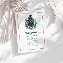 Preppy Polo Baby Shower Equestrian Tartan Crest