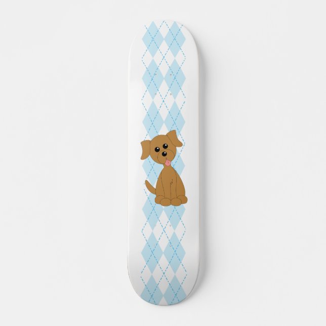 Preppy Puppy Skateboard Bräda 20,5 Cm (Framsida)