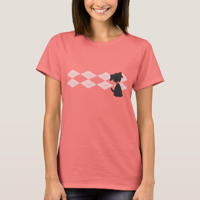 Preppy Puppy T Shirt (Framsida)